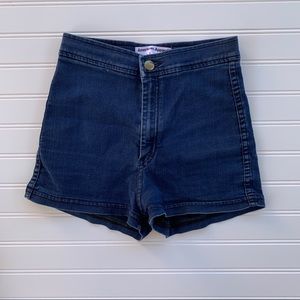 american apparel high waisted shorts sizing